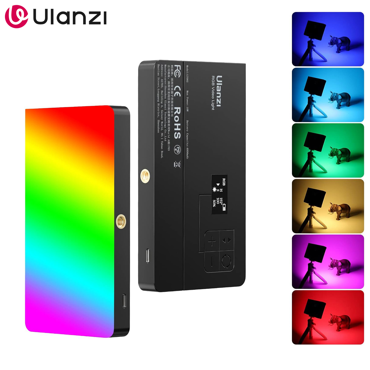Video Led Light Panel - Luce video RGB ULANZI LT002, pannello