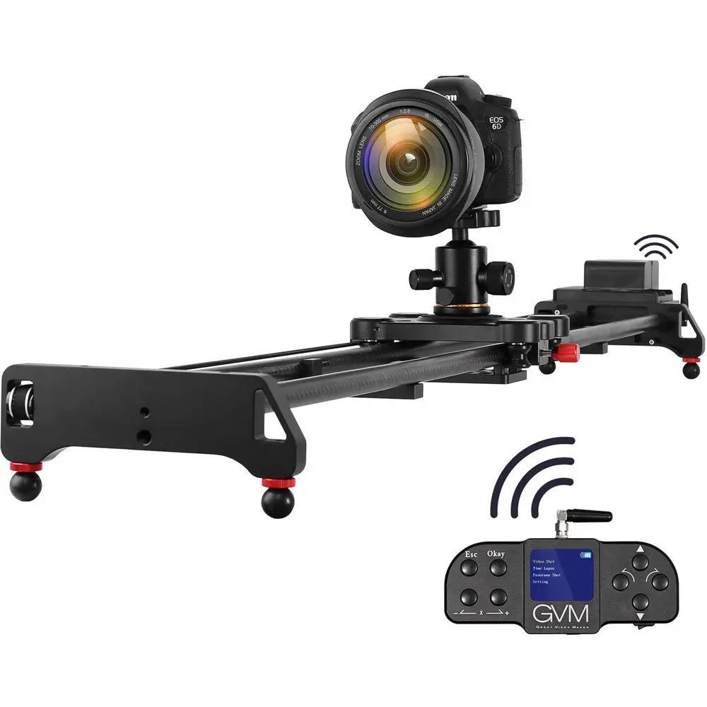 Camera Slider Rail - Slider motorizzato per fotocamera GVM GT-120WD