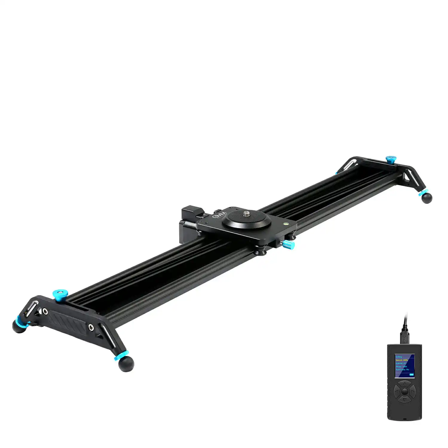 Camera Slider Rail - GVM GT-J80D GT-J120D Slider Motorizzato Professionale