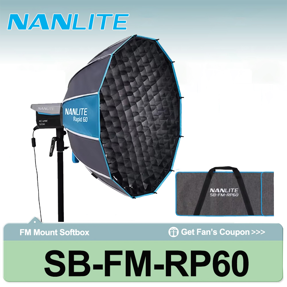 Beauty Dish Softbox - Nanlite SB-FM-RP60 Softbox con montaggio FM