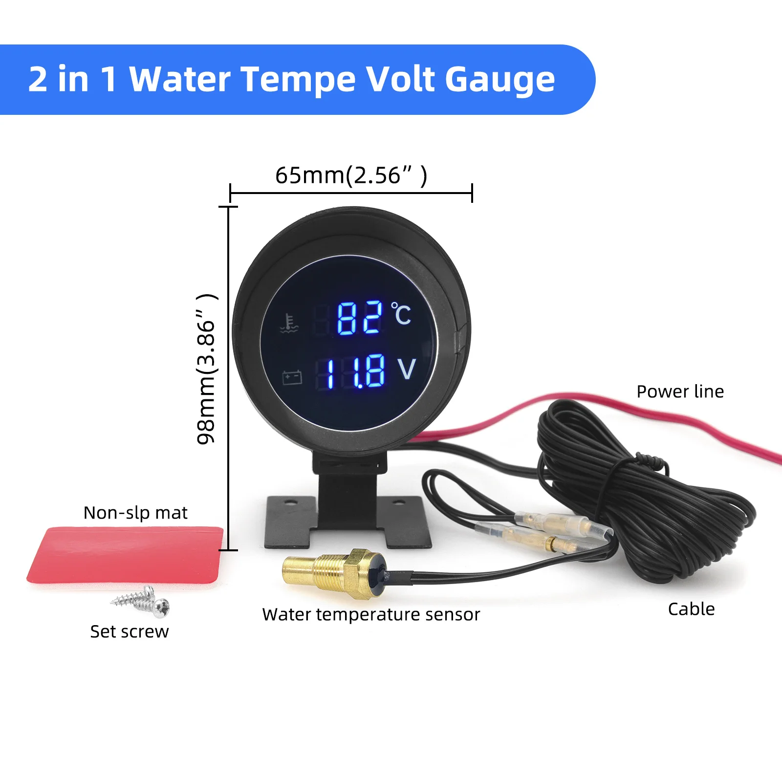 2 in 1 LED rotondo digitale in - Light Meter Incident recensione e prezzo