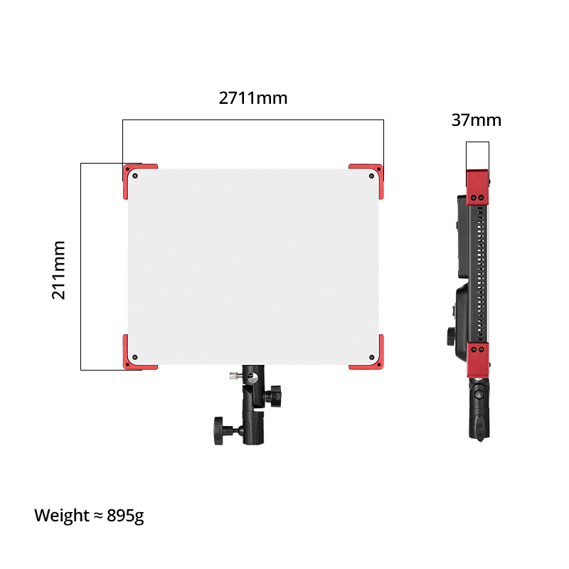 AMBITFUL LEDP60C Pannello lumi - Video Led Light Panel recensione e prezzo