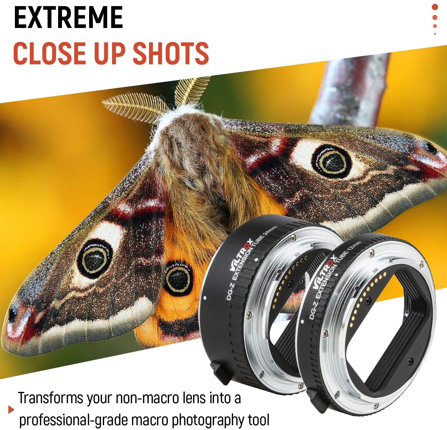 Viltrox DG-Z Messa a fuoco aut - Macro Extension Tube recensione e prezzo