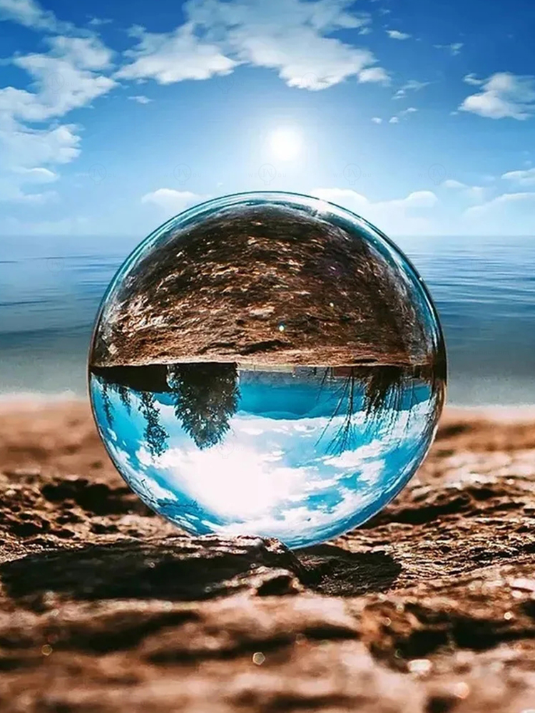 K9 lente trasparente sfera di  - Lens Ball Crystal recensione e prezzo