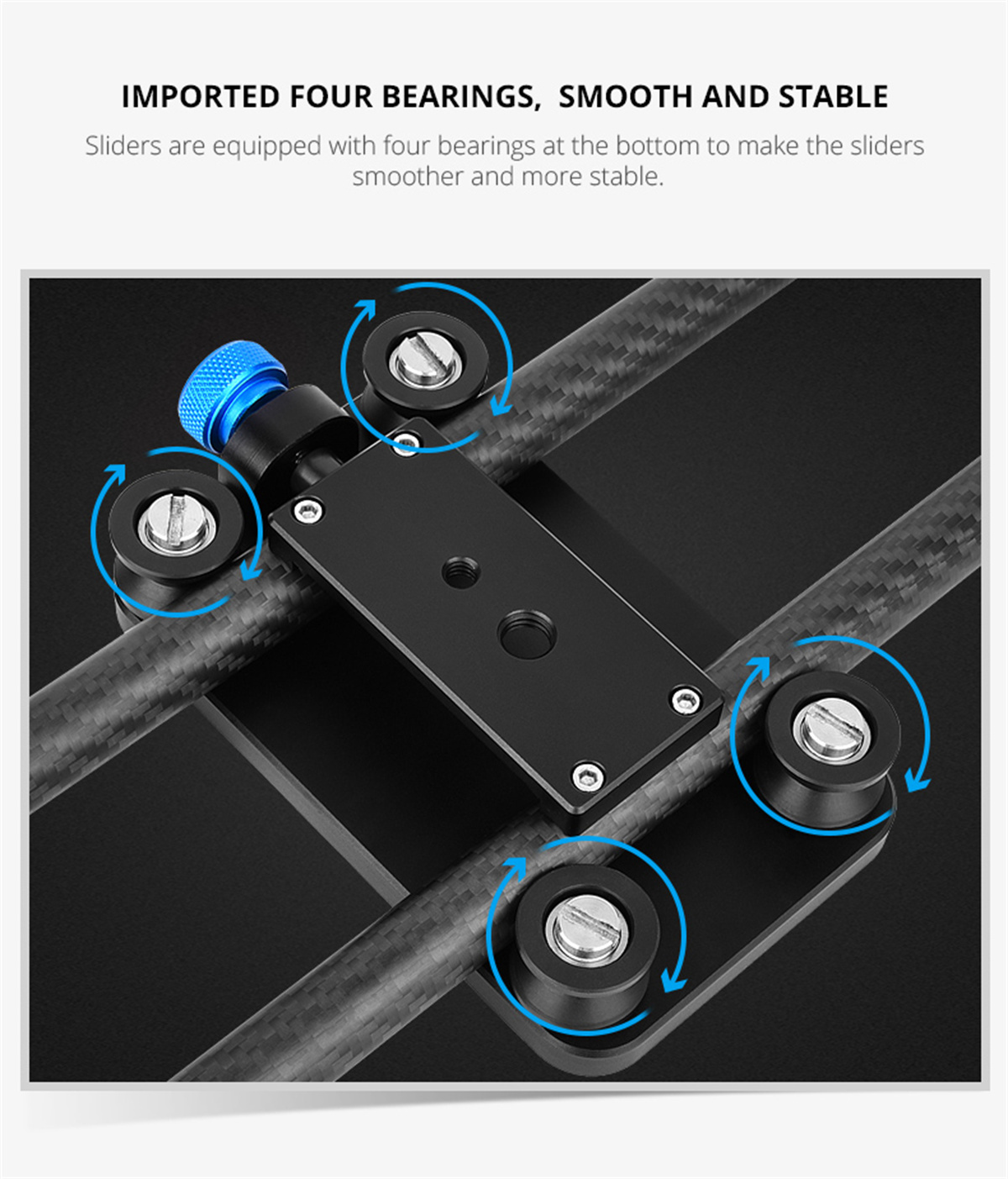 YELANGU 40CM Cursore per binar - Camera Slider Rail recensione e prezzo