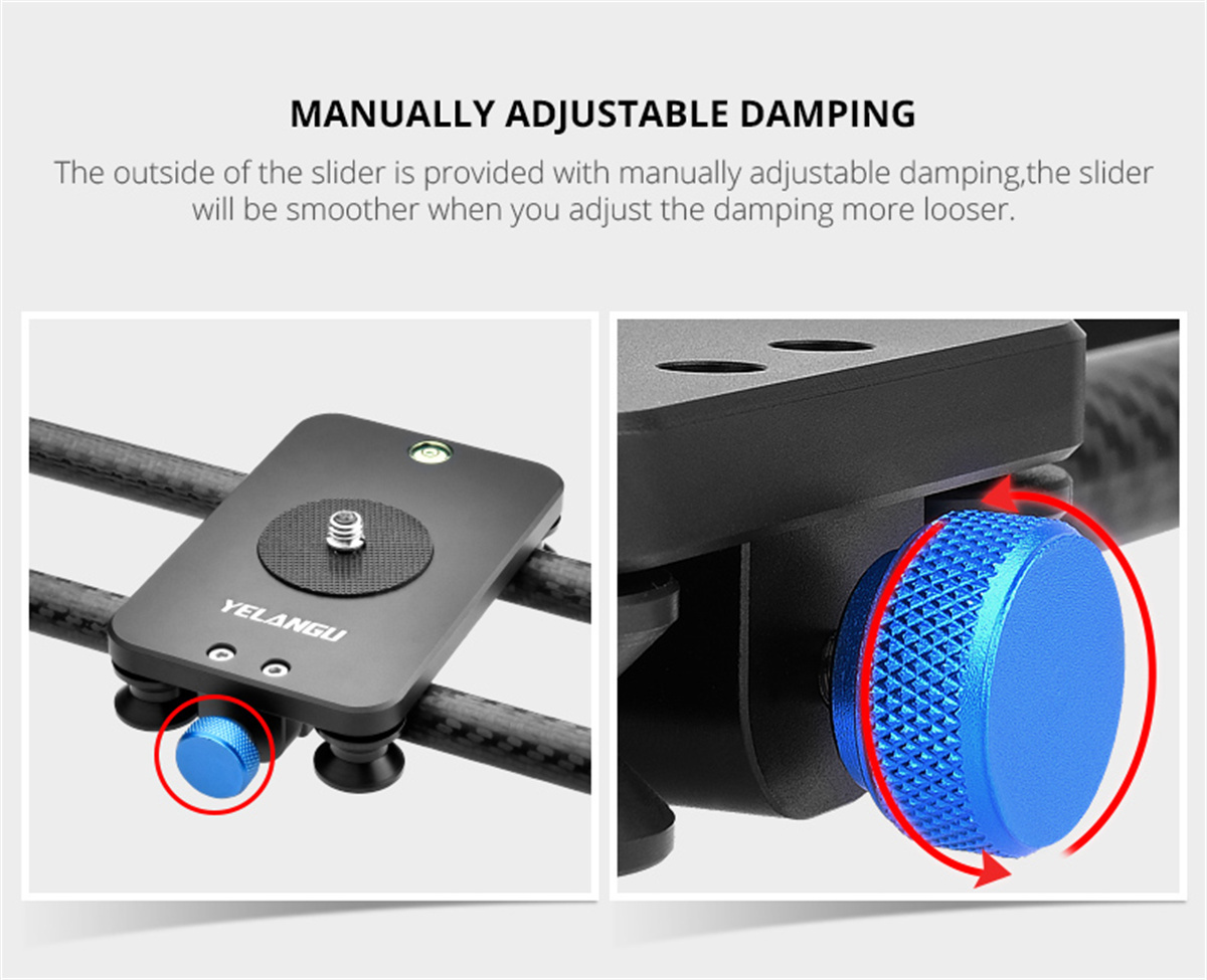 YELANGU 40CM Cursore per binar - Camera Slider Rail recensione e prezzo