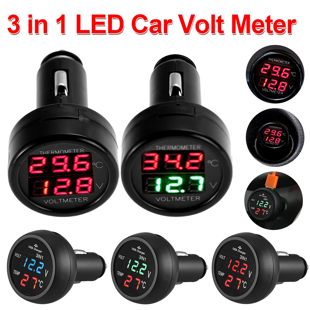 3 in 1 12/24V voltmetro per au - Light Meter Incident recensione e prezzo